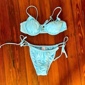 Baby Blue Xhilaration Bikini